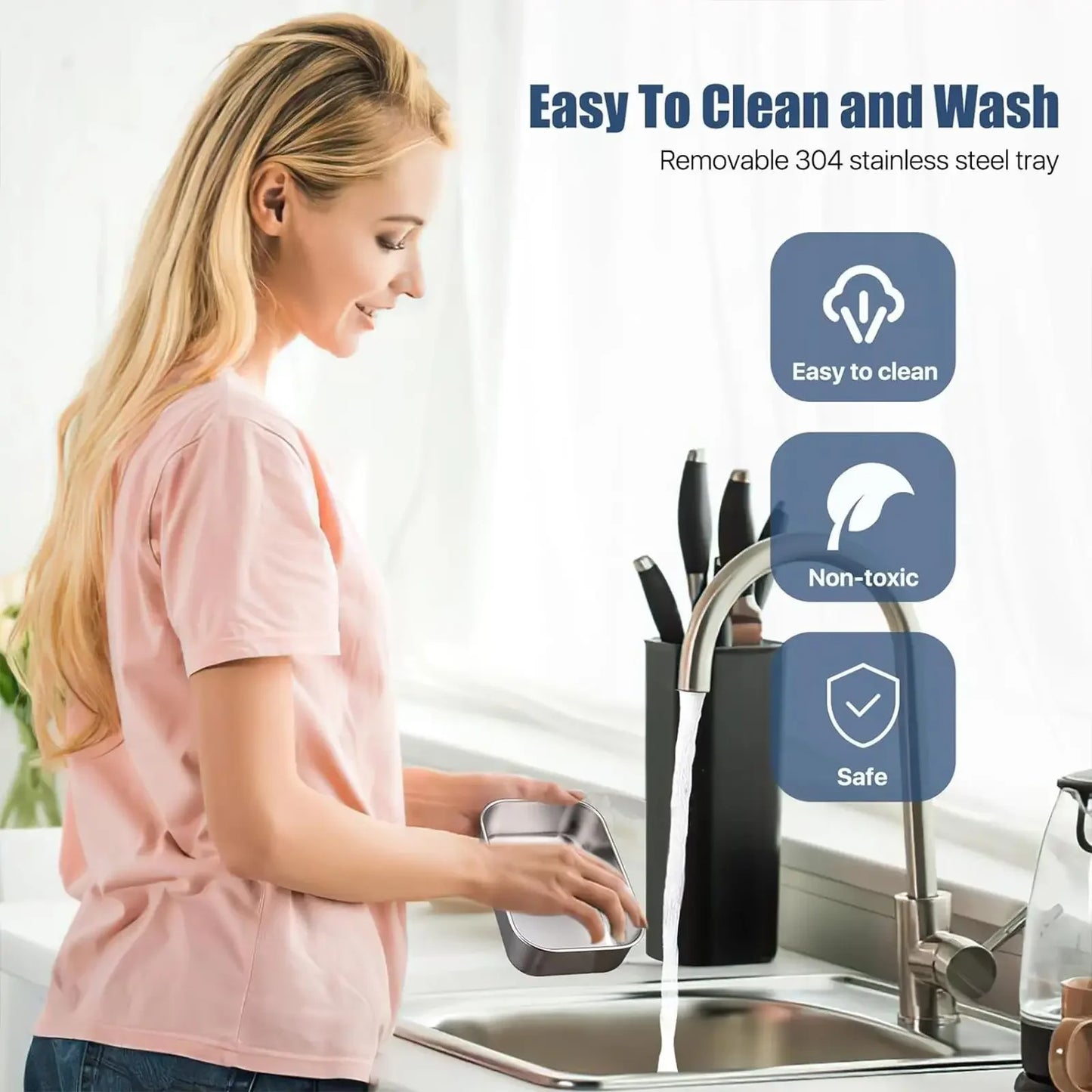 HOMEFISH 1.5L Electric Lunch Box 60W Speed Heating Car Or AC Heating Travel Office Home Use Gift Knife And Insulated Handbag