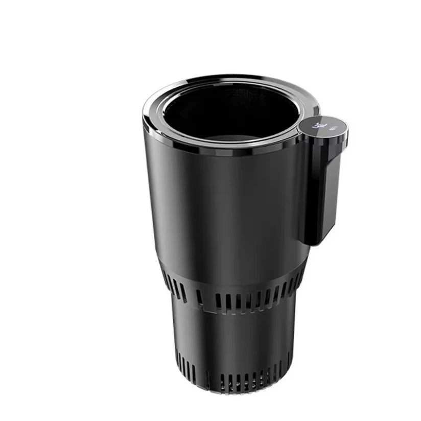 2-in-1 Smart Cooling Heating Car Cup Holder Intelligent Hot and Cold Cup Holder Mini Car Refrigerator Office Cooling and Heating