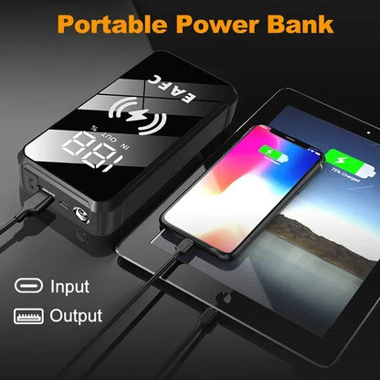 EAFC 2000A/1200A Car Battery Jump Starte 12V Portable Power Bank Wireless Fast Charging Emergency Power Booster Starting Device