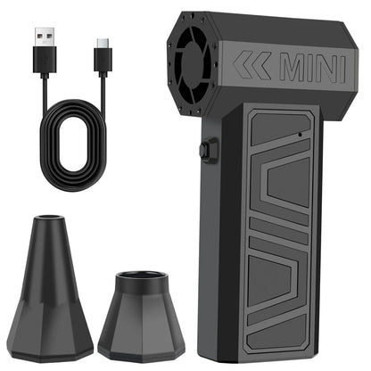 Turbo Jet Fan Electric Air Duster Portable 130000RPM Cleaning Blower Tool Car Blowing Snow 4 Gears adjustable Type-C Charging